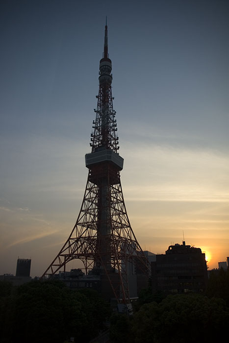 Tokyo Tower Sunset, May 2009