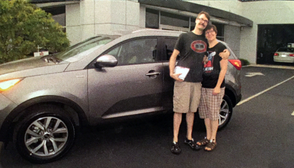 Us and our 2015 Kia Sportage