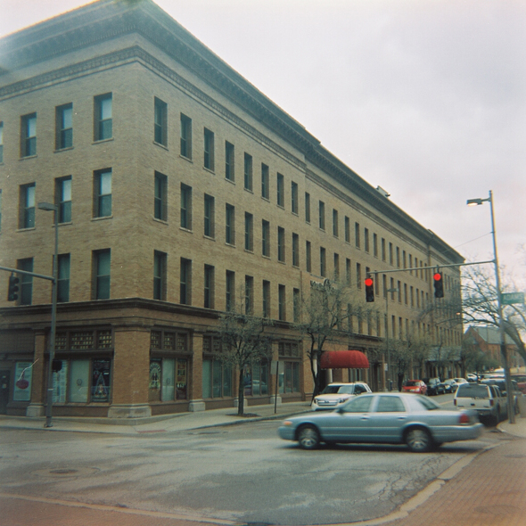 downtown intersection