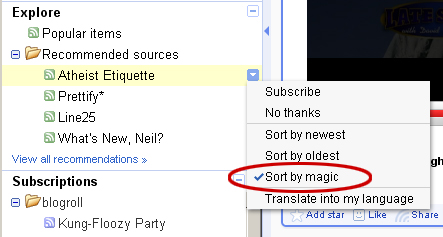 Sort By Magic