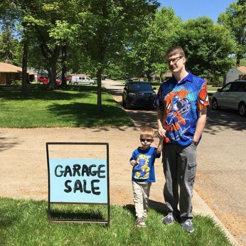 1st garage sale