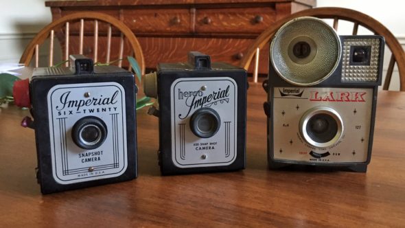 Three Imperial Box Cameras