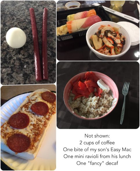 Food journal 4/25/2017