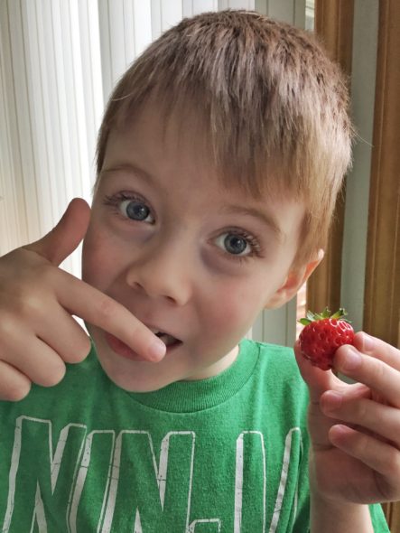 Check out this strawberry!