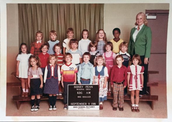Mrs. Riegger's Kindergarten class, 1981