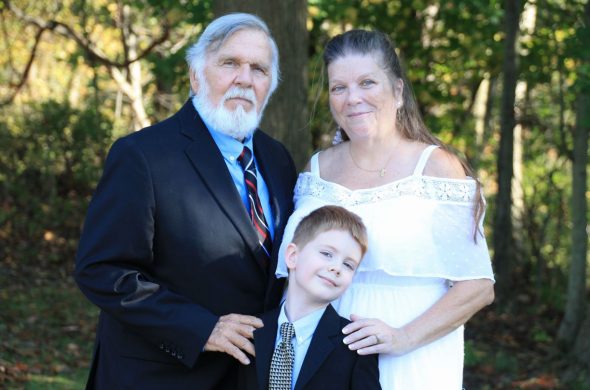 Jim, Grammy, and Connor, October 2017