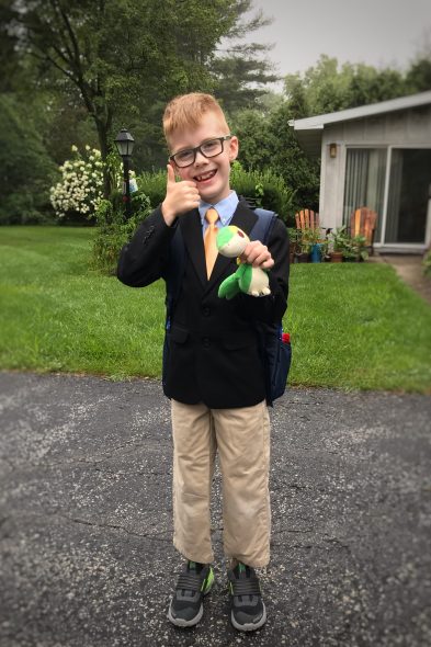 All dressed up for the first day of school!